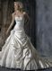 embroidery a-line wedding dress wedding gown